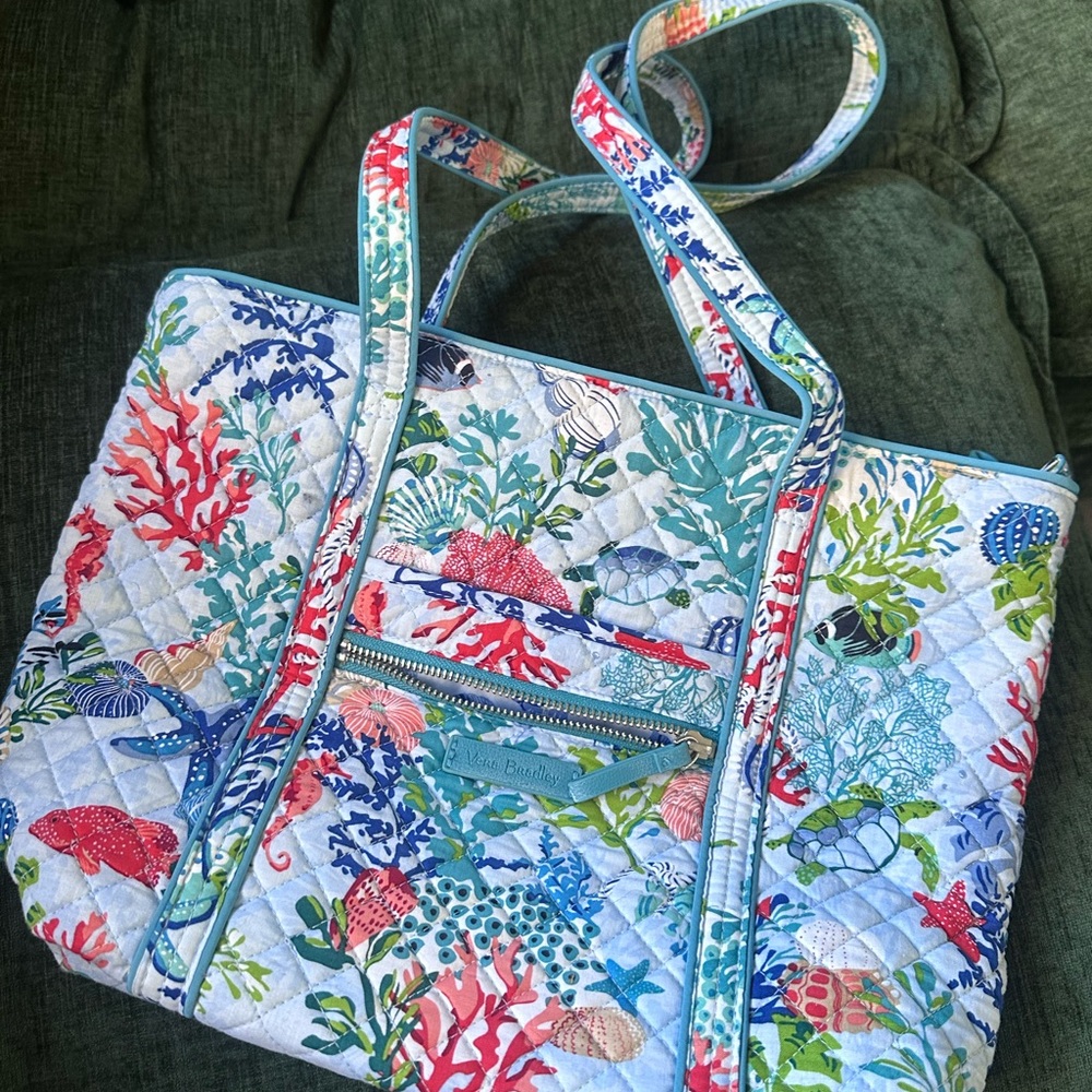 Vera Bradley Oceanic Coral Tote